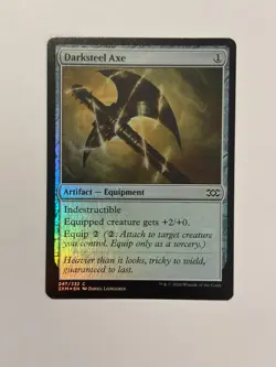 Darksteel Axe Double Masters Foil Magic the Gathering Card - Image 1
