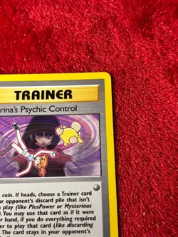 1st Edition Sabrina's Psychic Control 121/132 Gym Challenge Pokemon Card Lp - Image 2