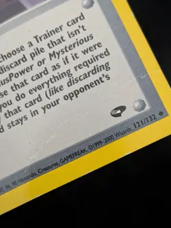 Sabrina's Psychic Control 121/132 Gym Challenge Unlimited Pokemon Card WOTC TCG - Image 3