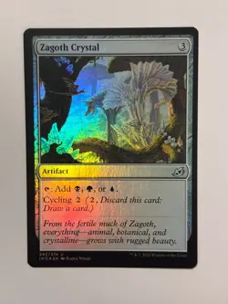 Zagoth Crystal Ikoria: Lair of Behemoths Foil Magic the Gathering Card - Image 1