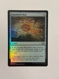Expedition Map Double Masters Foil Magic the Gathering Card - Image 1