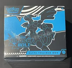 Pokemon TCG Scarlet Violet Black Bolt Elite Trainer Box ETB New Sealed - Image 1