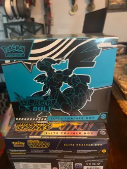 Pokemon Scarlet & Violet—Black Bolt Elite Trainer Box — Factory Sealed - Image 1
