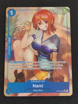 Nami OP09-050 V2 Alt Art NM One Piece TCG English - Image 1