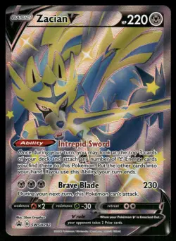 Zacian V (Shiny) - SWSH292 Promo Holo NM Pokemon SWSH: Sword & Shield Promo Card - Image 1