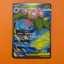 Mega Venusaur EX Full Art 155/132 Pokemon Card Mega Evolution ME ME1 MEG TCG - Image 2