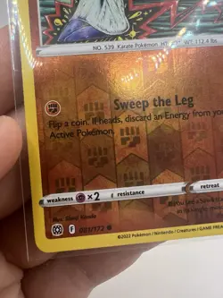 Sawk 081/172 Reverse Holo Card : Pokemon TCG SWSH09 Brilliant Stars NM - Image 5