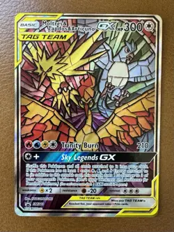 Pokemon TCG Moltres & Zapdos & Articuno GX SM210 Holo Promo - Sun & Moon, NM - Image 1