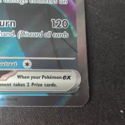 Team Rocket's Crobat ex 217/182 Ultra Rare Destined Rivals Pokemon Holo LP - Image 2