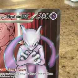 Team Rocket's Mewtwo ex 213/182 Destined Rivals Ultra Rare NM - Image 4