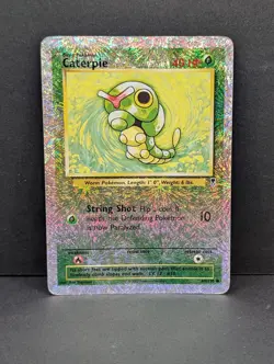 Caterpie 69/110 Legendary Collection Reverse Holo Rare Vintage Pokemon TCG MP - Image 1