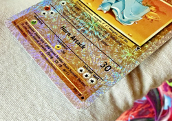 2002 Vintage Pokemon Rhyhorn 90/110 Legendary Collection Firework Rev Holo Card - Image 3