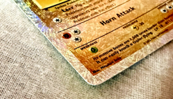 2002 Vintage Pokemon Rhyhorn 90/110 Legendary Collection Firework Rev Holo Card - Image 4