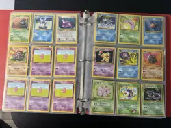 Vintage 1999 Pokemon Binder Collection - Shadowless Mewtwo Holo, WB Set, JP + - Image 5
