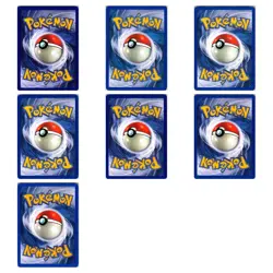 7 Card Vintage Trainers Pokemon TCG Collection - Mixed Sets - Image 2