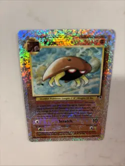 Pokemon Kabuto Reverse Holo Legendary Collection 48/110 Vintage 2002 WOTC - Image 3