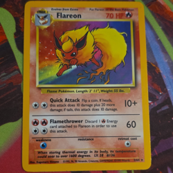 The Pokemon Company Flareon 3/64 Jungle Holo English Unlimited S1 ERROR CARD - Image 1