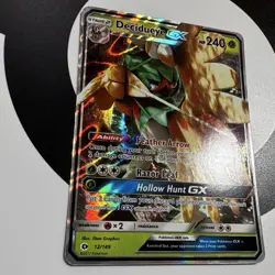 The Pokemon Company Decidueye GX 240 HP 12/149 SM Base Set Holo UR English - Image 4