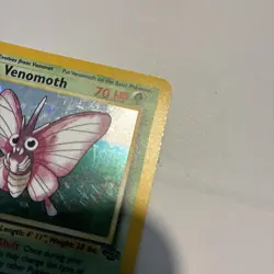 Pokemon Venomoth Jungle Holo Rare Nintendo 1st Edition 13/64 English 1999 70 HP - Image 3