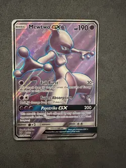 Pokemon TCG Mewtwo GX (Full Art) Shining Legends 72/73 Holo Full Art - Image 1