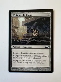 Whispersilk Cloak - MTG Core Set 2010 - NM - Image 1