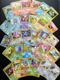 Japanese pokemon card old back COROCORO Promo Movie version lot of - Image 1