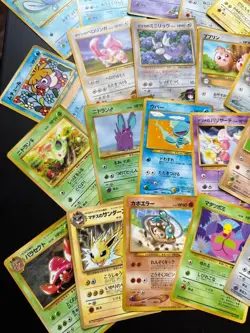 Japanese pokemon card old back COROCORO Promo Movie version lot of - Image 2