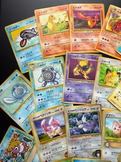 Japanese pokemon card old back COROCORO Promo Movie version lot of - Image 5