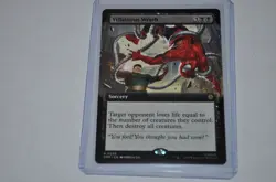 MTG magic SPIDERMAN spm EXTENDED ART VILLAINOUS WRATH #259 RARE - Image 1