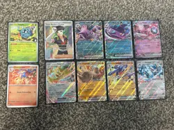 Pokemon TCG X10 Card Bundle Promos/Ex/Full Are Trainer NM/Mint Condition - Image 1