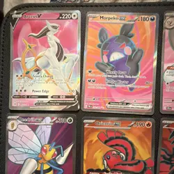 Pokemon TCG Mixed Sets Foil Full Art 15-Card Lot Arceus V ex Yveltal Cinccino NM - Image 2