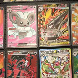 Pokemon TCG Mixed Sets Foil Full Art 15-Card Lot Arceus V ex Yveltal Cinccino NM - Image 3