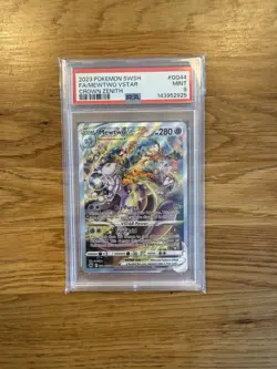 2023 Pokemon SWSH Mewtwo VStar Crown Zenith GG44 PSA 9 - Image 1
