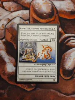Rune-Tail, Kitsune Ascendant Saviors of Kamigawa SOK MTG Magic the Gathering - Image 1