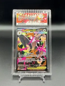 Pokemon TCG Phantasmal Flames Mega Lopunny ex 128/094 SIR Holo ACE 9 - Image 2
