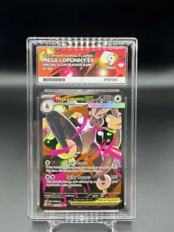 Pokemon TCG Phantasmal Flames Mega Lopunny ex 128/094 SIR Holo ACE 9 - Image 4