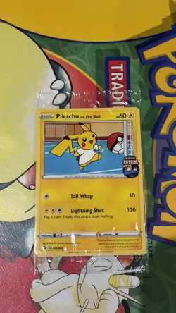 Pokemon Pikachu TCG Futsal Edition Promo Card 'On the Ball' Sealed, 001/005 - Image 1