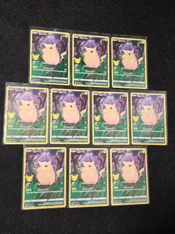 Pikachu 005/025 10 Card Lot- Full Art Holo Pokemon Celebrations 25th Anniversary - Image 1