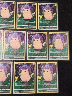 Pikachu 005/025 10 Card Lot- Full Art Holo Pokemon Celebrations 25th Anniversary - Image 3