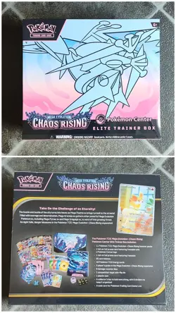 Pokemon Tcg Chaos Rising Pokemon Centre Elite Trainer Box Etb Brand New Sealed - Image 1