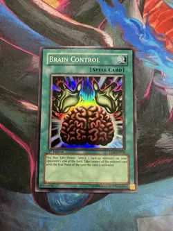 YuGiOh Brain Control TLM-EN038 1st Ed Super Rare Card NM - Image 1