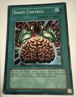 Yugioh Brain Control TLM-EN038 Super Rare LP - Image 1