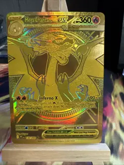 Mega Charizard X ex ⭐ 130/094 Holo Mega Hyper Rare Phantasmal Flames Pokemon NM - Image 1