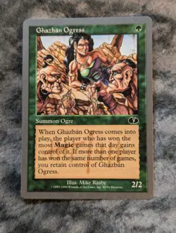 Ghazban Ogress Magic The Gathering MTG Unglued 60/94 1998 - Image 1