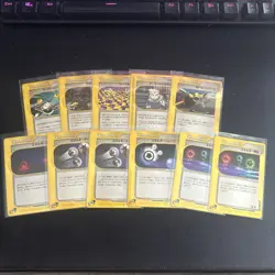Vintage Pokemon Card Lot x11 - Japanese 1st Edition e reader Trainer Lot - Image 1