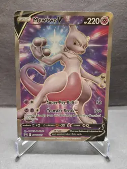 Mewtwo V SWSH229 Holo Promo SWSH Black Star 2019 Pokemon NM - Image 1