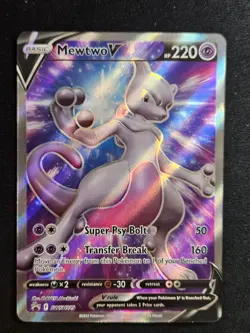 Mewtwo V SWSH229 Holo Promo SWSH Black Star 2019 Pokemon NM - Image 4