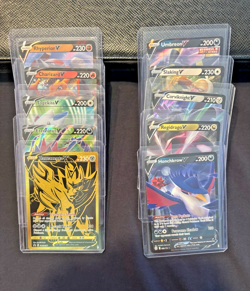 Pokemon TCG Card Lot of 10 Ultra Rare V Full Art Charizard Umbreon - Image 1