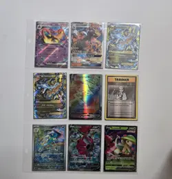 Pokemon Binder Collection Lot $400+ Value Holos V EX GX Full Arts Rare Cards - Image 2