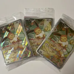 Eevee SVP 173 Holo Promo Pokemon TCG Card Lot of 3 (English, 2023) - Image 1
